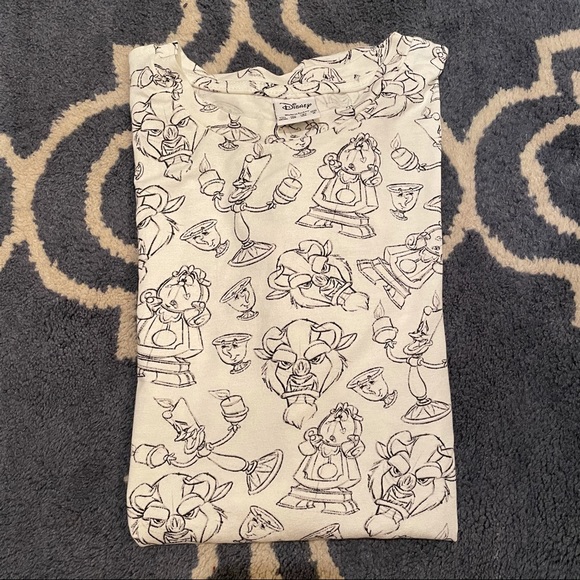 NWOT Primark Beauty and the Beast T-Shirt - Picture 1 of 3